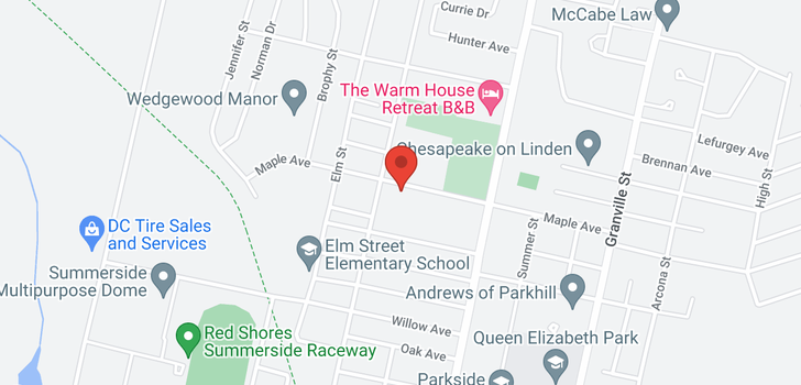 map of 380 Maple Avenue